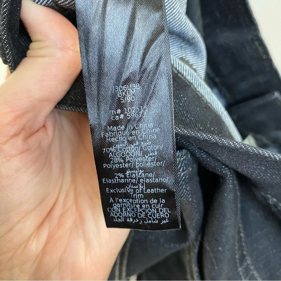 NWT John Varvatos Bowery Slim Straight Washed Black Jeans Mens Size 38 X 34 - Picture 13 of 15